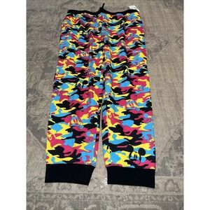 Disney Camo Pants XLarge XL Men's Womens  Joggers Mickey Mouse‎ New
